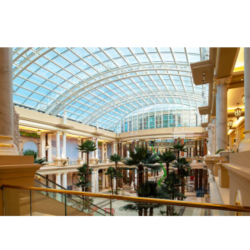Diseño moderno estructura de marco de acero ligero edificios comerciales en centro comercial